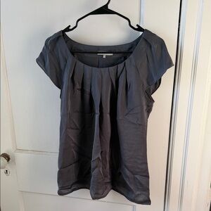 Violet & Claire Slate Gray Blouse